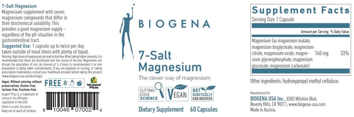 7-Salt Magnesium - Biogena USA