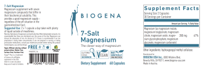7-Salt Magnesium - Biogena USA